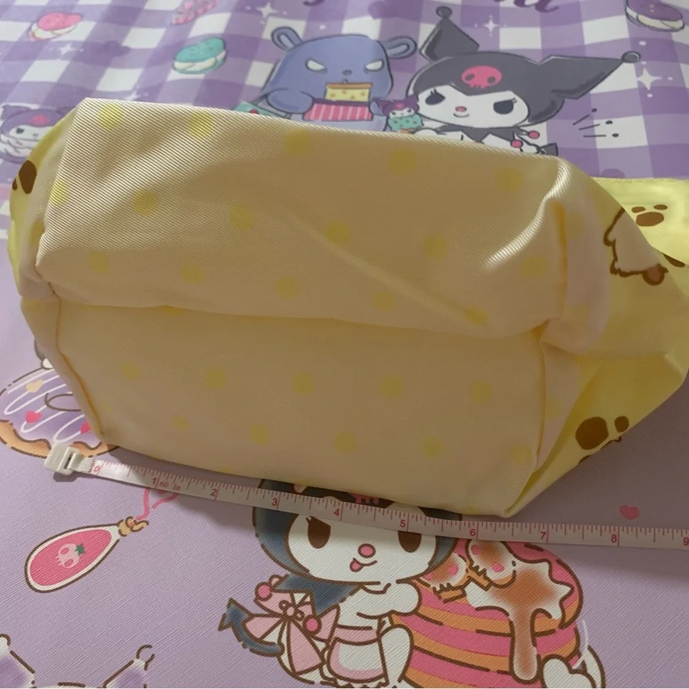 Pompompurin Yellow Lightweight Zip Bag with Wrist Strap